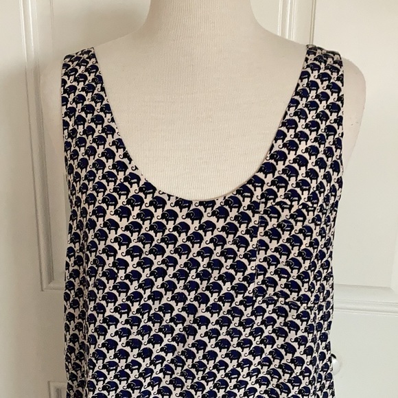 Joie Dawna Elephant Print Silk Dress - Picture 3 of 12